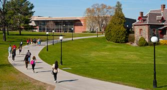 An image of students walking